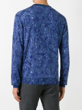 Baroque print jumper