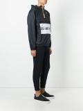 logo print jacket 