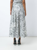 graphic print skirt