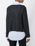 boat neck knitted top  