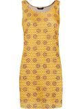 print flared beach dress