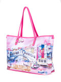 Venice print tote