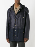 panel hooded jacket