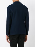 classic knit effect blazer