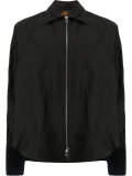 zip-up shirt jacket
