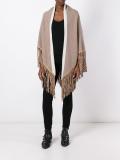 reversible fringed scarf