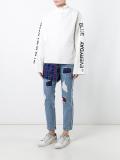 flared sleeved sweatshirt