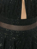 halterneck flared dress