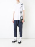 tropical print T-shirt