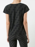 stepped pattern T-shirt