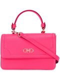 double Gancini top handle tote