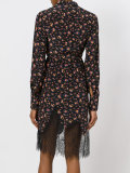 floral pintuck peasant dress