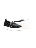 fringed slip-on sneakers 