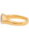 22k gold ring with white diamond