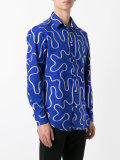 waves print shirt