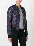 jacquard bomber jacket