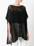 lace style knitted top
