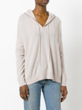metal edge hooded jumper