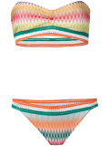 zig zag bandeau bikini