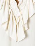 ruffle neck top