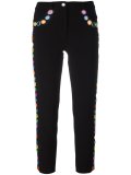 mirror embellished trousers