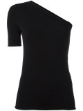 single shoulder blouse