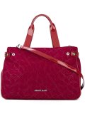 'hearts' print large tote