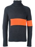 colour block knit rollneck