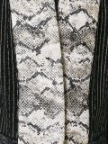 'Snake Print Patterned' cardi-coat