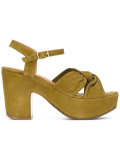 tie-detail platform sandals