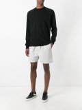 plain track shorts