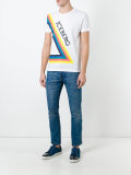 triangle print T-shirt