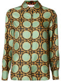 circle print shirt