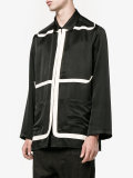 taped long sleeve jacket