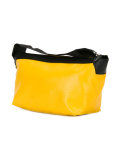 two-tone logo wash bag