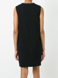 embellished collar shift dress