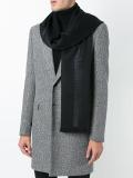 logo print scarf