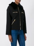 faux fur collar jacket