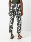 floral print trousers