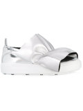 draped slip-on sneakers