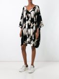bleached velvet dress