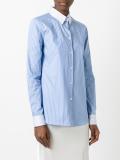 contrast pinstripe shirt