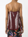 sequin embellished cami top