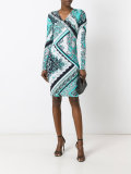 paisley patterned dress