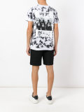 splatter print T-shirt