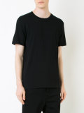 printed back hem T-shirt