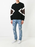 paint effect jeans 