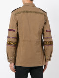 embroidered sleeve field jacket 