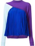 pleated detailing jumper