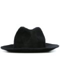 low fedora hat